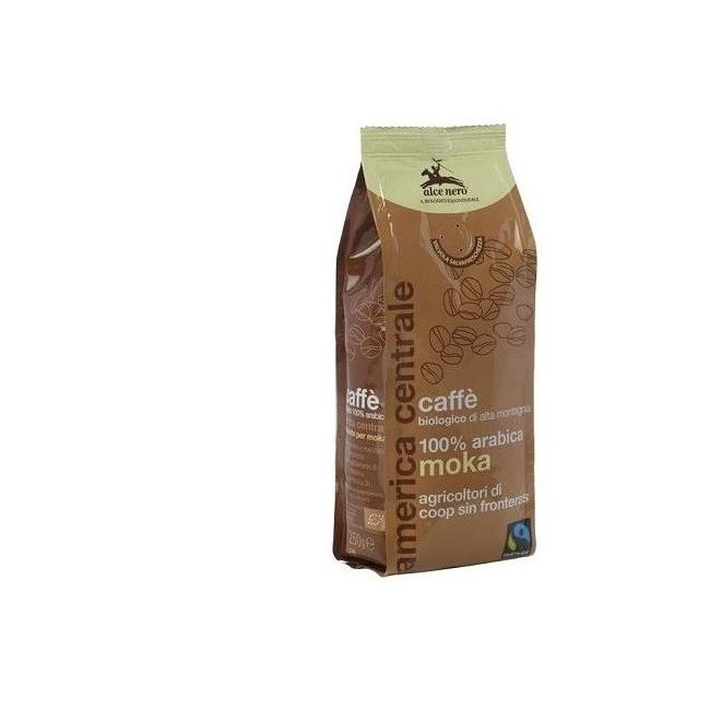 Alce Nero Caffe' 100% Arabica Biologico Moka Fairtrade 250g