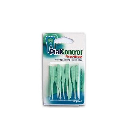 Plakkontrol Flossbrush Blister 10 Pezzi