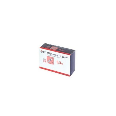 Siringa Insulina Bd Demi 0,3ml G30 8mm 30 Pezzi