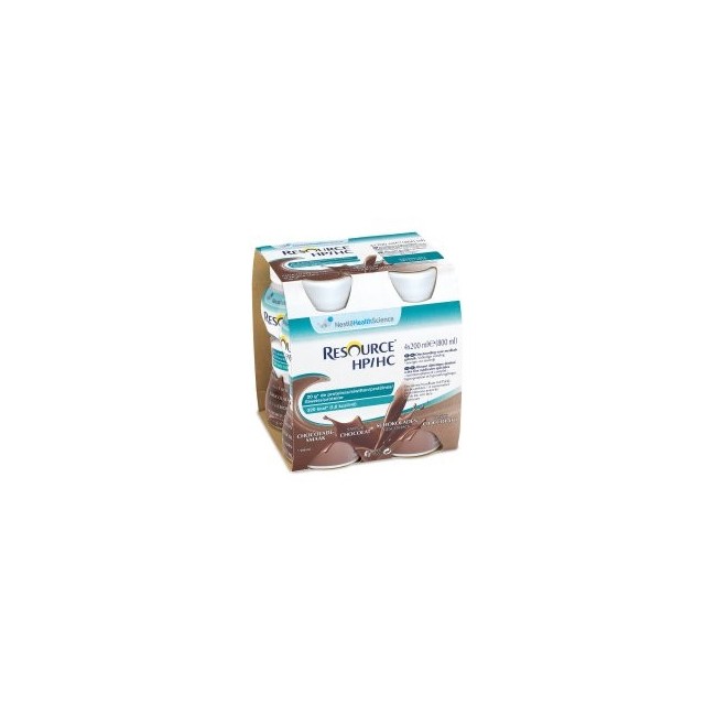 Nestlè Resource Hp/Hc Al Cacao 4x200ml