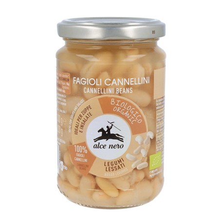 Alce Nero Fagioli Cannellini Lessati 300g