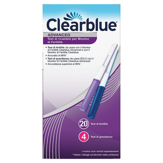 Clearblue Advanced Test Di Ricambio Per Monitor