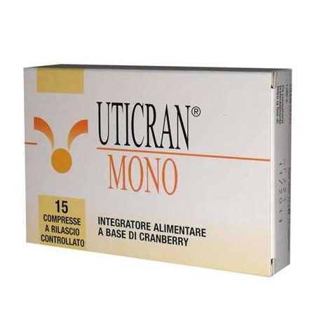 Natural Bradel Uticran Mono integratore per apparato urinario 15 compresse