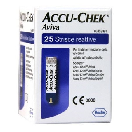 Accu-chek Aviva 25 Strisce Reattive