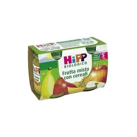 HiPP Integratore di frutta BIO 100% frutta mela, pesca, frutti di