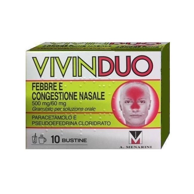 Vivinduo Febbre E Congestione Nasale 10 Bustine