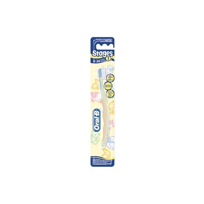 Oral B Spazzolino Stages 1 Linea Bambini Da 4 A 24 Mesi