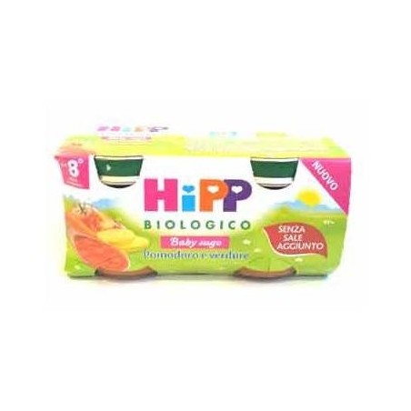 Hipp Bio Sughetto Pomodoro E Verdure 2 X 80gr