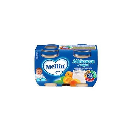 Mellin Merenda Albicocca E Yogurt 2 X 120gr