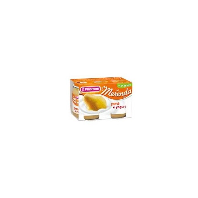 Plasmon Merenda Pera E Yogurt 120 Gr X 2