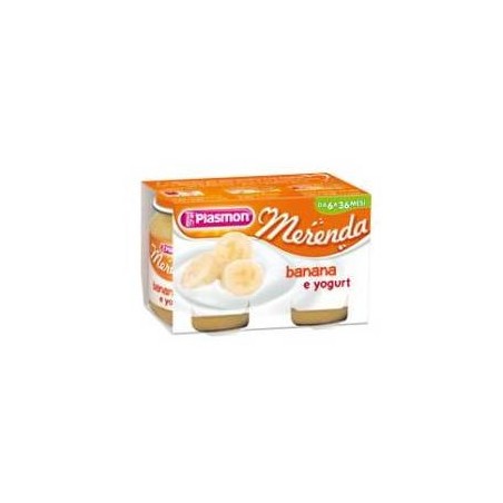 Plasmon Merenda Banana E Yogurt 120 Gr X 2