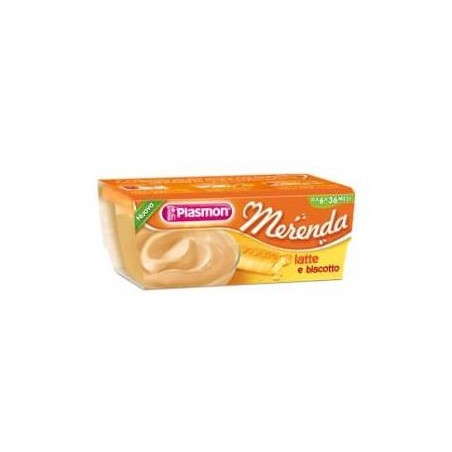 Plasmon Merenda Latte E Biscotto 120 Gr X 2