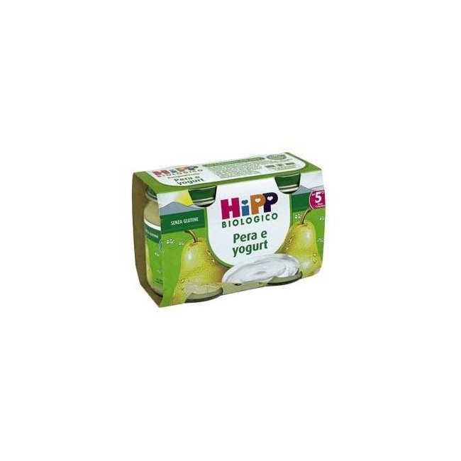 Hipp Bio Omogeneizzato Merenda Pera E Yogurt 2 X 125 Gr