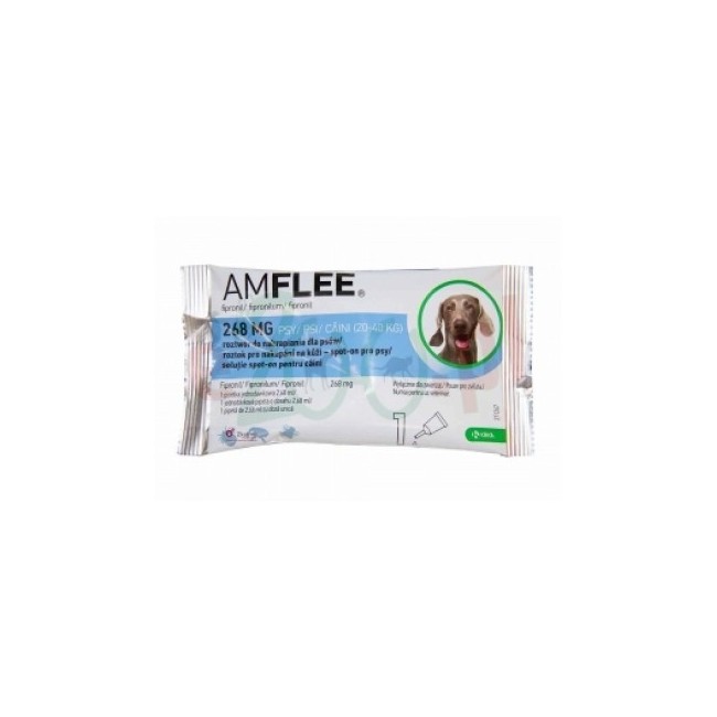 Amflee 268mg Spot On 3 Pipette Per Cani 20-40kg