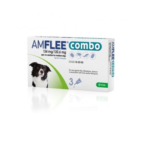 Amflee Combo 134mg/120,6mg Cani 10-20kg