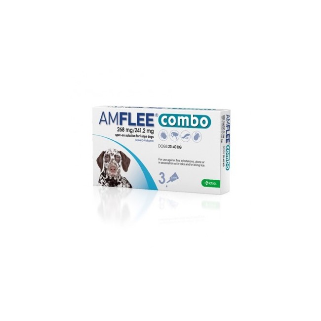 Amflee Combo 268mg/241,2mg Cani 20-40kg