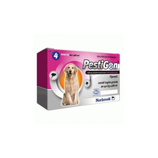 Norbrook Pestigon* Spoton Cani 4 Pipette 268mg