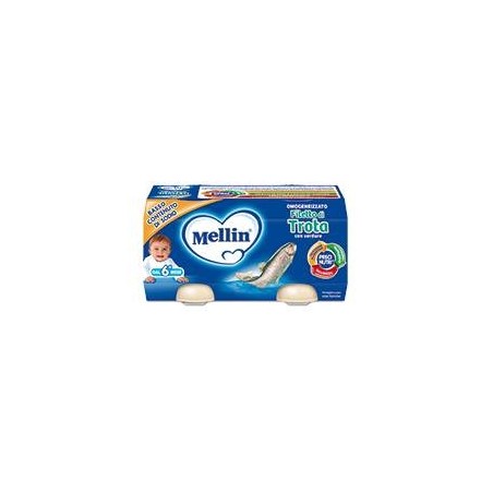 Mellin Omogeneizzato Gusto Trota 2 X 80 Gr