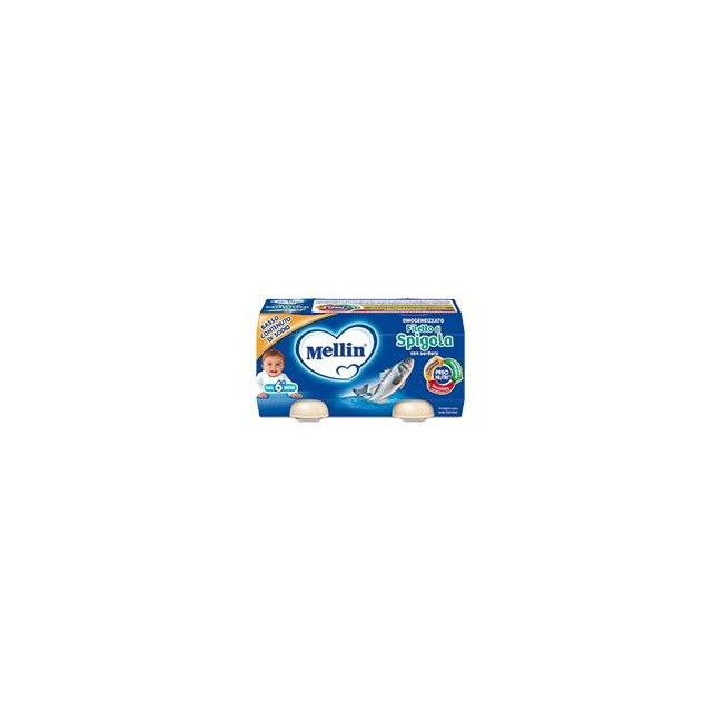 Mellin Omogeneizzato Gusto Spigola 2 X 80gr