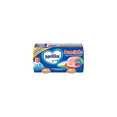 Mellin Omogeneizzato Gusto Prosciutto 2 X 120 Gr