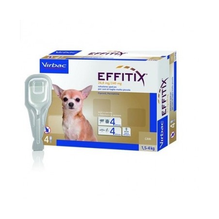 Effitix Spot On Cani Molto Piccoli 4 Pipette