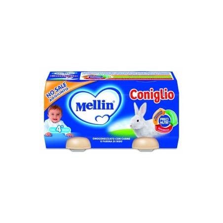 Mellin Omogeneizzato Gusto Coniglio 2 X 1120 Gr