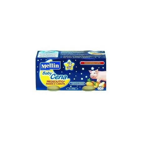 Mellin - Omogeneizzato Con Carne Di Agnello Confezione 4X80 Gr