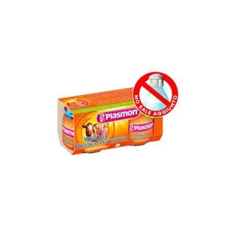 Plasmon Omogeneizzato Vitello E Prosciutto 2 X 80 Gr