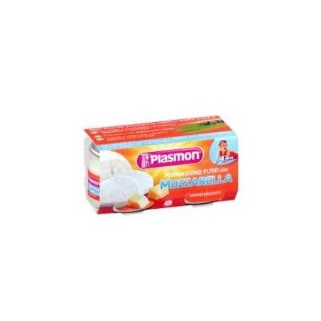 Plasmon Omogeneizzato Formaggino E Mozzarella 2x80g