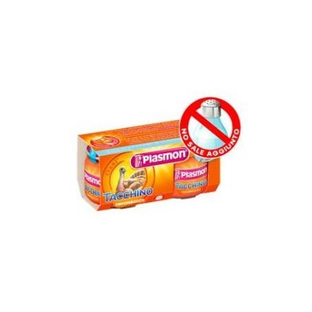 Plasmon Omogeneizzato Al Tacchino 2 X 80 Gr