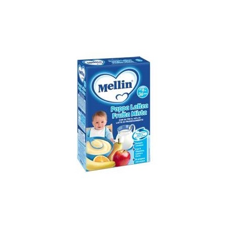 Mellin Pappa Lattea Con Frutta Mista 250 Gr