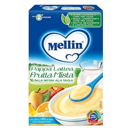 Mellin Pappa Lattea Con Biscotti 250 Gr