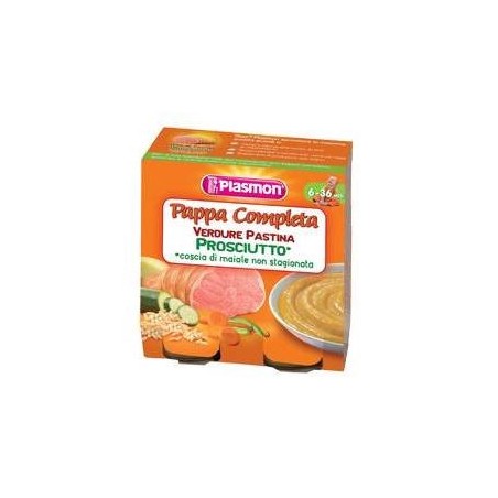 Plasmon Pappa Completa Verdure Pastina Prosciutto 2 X 190 Gr