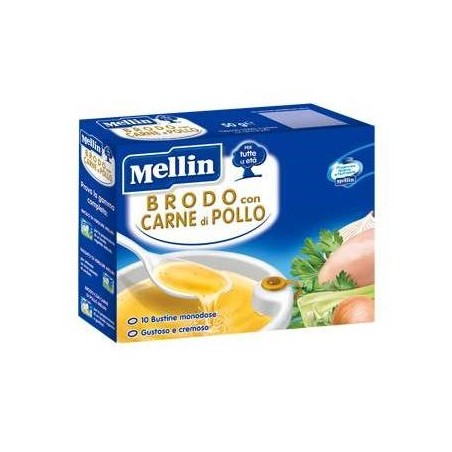 Brodo Di Pollo Mellin 10 Bustine