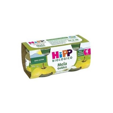 Hipp Bio Omogeneizzato Mela Golden 2 X 80 Gr