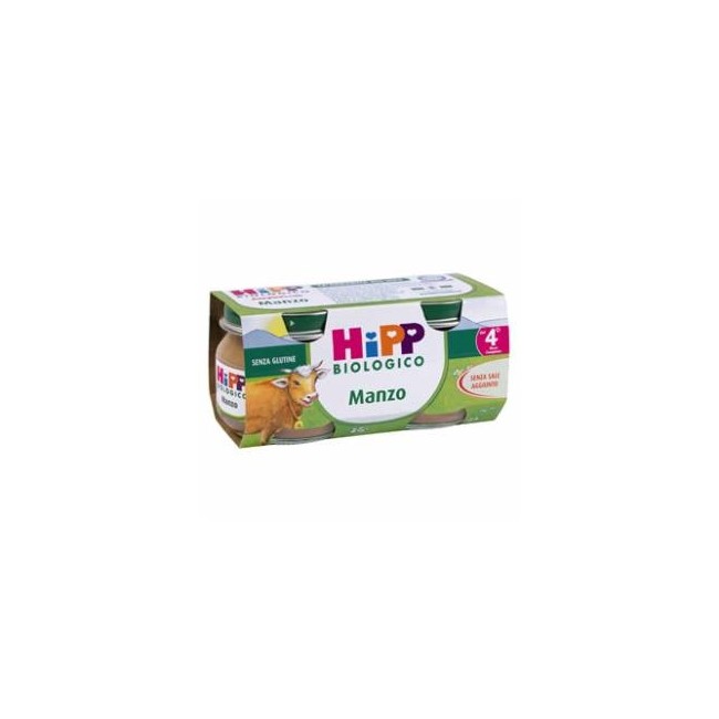 Hipp Bio Omogeneizzato Biologico Manzo 2 X 80 Gr