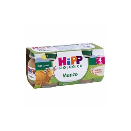 Hipp Bio Omogeneizzato Biologico Manzo 2 X 80 Gr