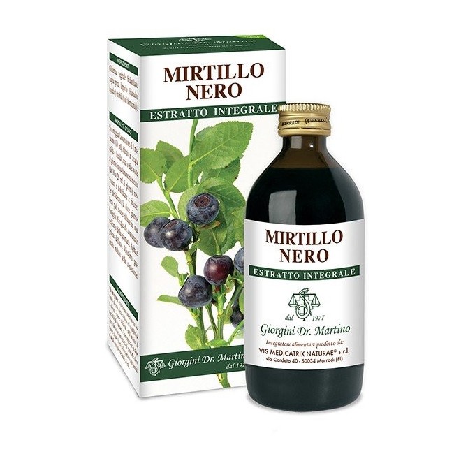 Dr Giorgini Mirtillo Nero Estratto Integrale 200ml