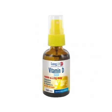 Longlife Vitamin D 1000 U.I. Spray integratore 30ml - Para-Farmacia  Bosciaclub