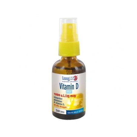 Longlife Vitamin D 1000 U.I. Spray 30ml