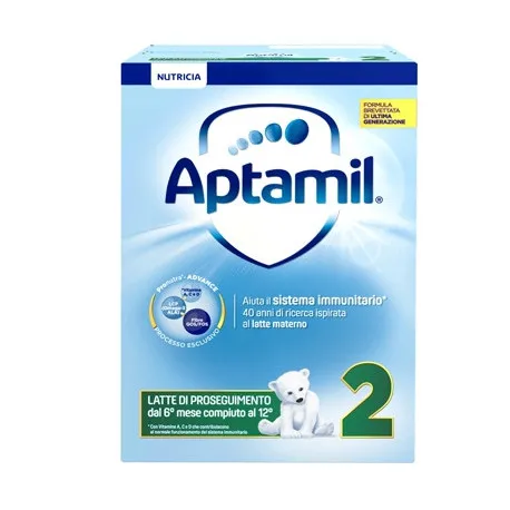 Mellin Aptamil 2 Latte In Polvere dal sesto mese di vita 750 Gr