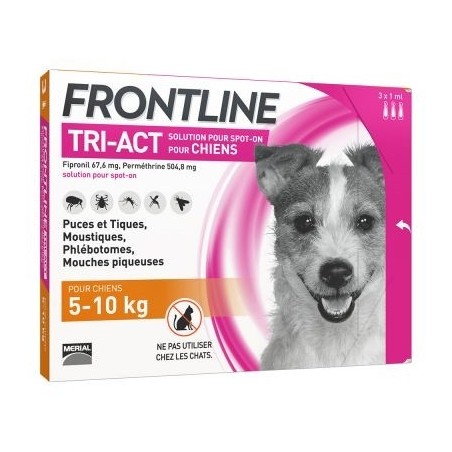 Frontline Tri-act 6 Pipette Da 1ml 5-10 Kg