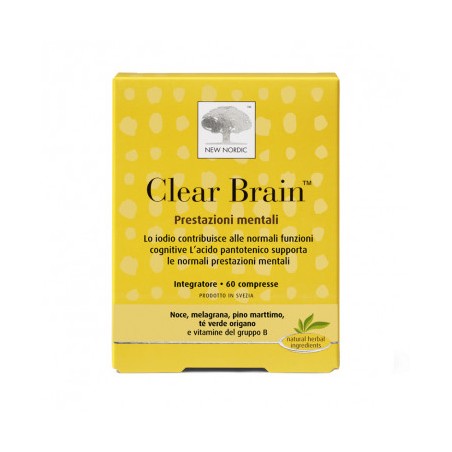 New Nordic Clear Brain 60 Compresse