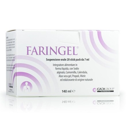 Faringel Plus 20 Stick Pack 7ml