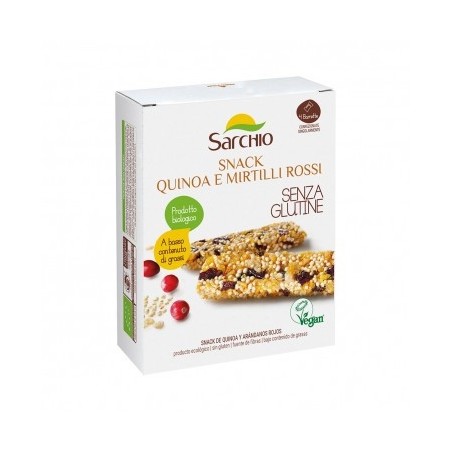 Sarchio Snack Quinoa Mirtilli Rossi 20g