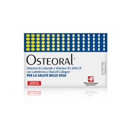 Pharmasuisse Laboratories Osteoral 30 Capsule Molli 6 Pezzi