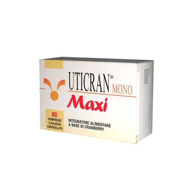 4 Confezioni Uticran Maxi Integratore Apparato Urinario 60 Compresse