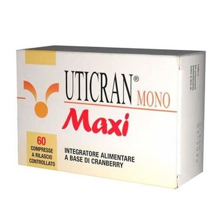 4 Confezioni Uticran Maxi Integratore Apparato Urinario 60 Compresse