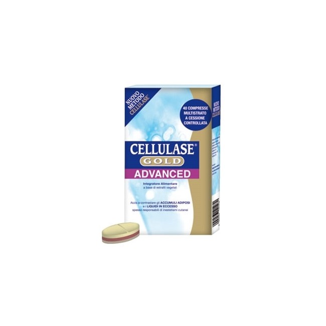 Cellulase Advanced Gold 40 Compresse 3 Pezzi