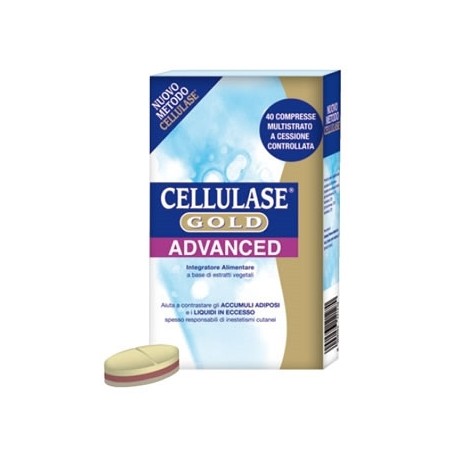 Cellulase Advanced Gold 40 Compresse 3 Pezzi